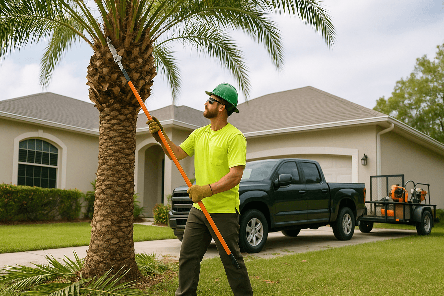 A+Trees & Stump Grinding hero image